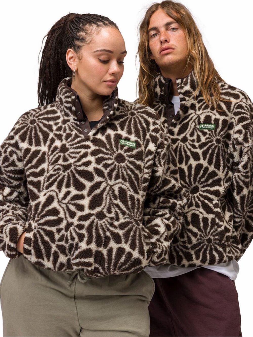 Parks Project High Desert Wildflowers High Pile Fleece Jacket - Size Small
